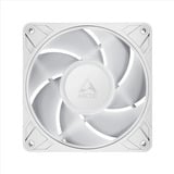 ARCTIC P12 Pro A-RGB ventilateur de boîtier Blanc, 120 x 120 x 25 mm, PWM, Ventilateur, 12 cm, 131 m³/h, Blanc
