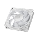 ARCTIC P12 Pro A-RGB ventilateur de boîtier Blanc, 120 x 120 x 25 mm, PWM, Ventilateur, 12 cm, 131 m³/h, Blanc