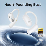 Anker Soundcore AeroFit 2 open-ear headset casque oreille ouverte Blanc, Bluetooth 5.4, IP55, 10h