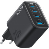 Anker Zolo wired charger 70W, Chargeur Noir, 3x USB-C, 1x USB-A, 70W