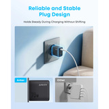 Anker Zolo wired charger 70W, Chargeur Noir, 3x USB-C, 1x USB-A, 70W