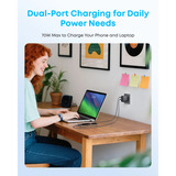 Anker Zolo wired charger 70W, Chargeur Noir, 3x USB-C, 1x USB-A, 70W