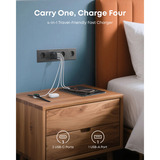 Anker Zolo wired charger 70W, Chargeur Noir, 3x USB-C, 1x USB-A, 70W