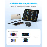 Anker Zolo wired charger 70W, Chargeur Noir, 3x USB-C, 1x USB-A, 70W