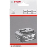 Bosch 2 607 336 816 Lithium-Ion (Li-Ion) 4000mAh 18V batterie rechargeable Noir/Rouge, 4000 mAh, Lithium-Ion (Li-Ion), 18 V, Noir, Rouge, 1 pièce(s)