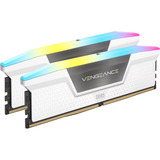 Corsair 32 Go DDR5-6000 (2x 16 Go) Kit, Mémoire vive Blanc, CMH32GX5M2E6000Z36W, Vengeance RGB, XMP