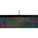 Corsair K55 RGB PRO XT, clavier gaming Noir, Layout États-Unis, Membrane, LED RGB