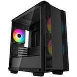 DeepCool CC360 ARGo boîtier mini tower Noir | 2x USB-A | RGB | Verre Trempé