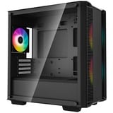 DeepCool CC360 ARGo boîtier mini tower Noir | 2x USB-A | RGB | Verre Trempé