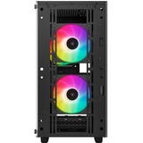 DeepCool CC360 ARGo boîtier mini tower Noir | 2x USB-A | RGB | Verre Trempé