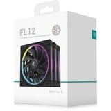 DeepCool FL12, Ventilateur de boîtier Noir, 3 pièces
