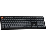 Keychron K10 Max-H4Z RGB clavier mécanique Noir, Layout BE (AZERTY), Keychron Super Banana, 100%, Hot-swappable, Bluetooth, 2.4GHz