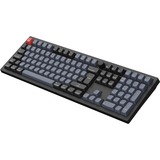 Keychron V6 Max-D1Z QMK RGB clavier mécanique Noir, Layout BE (AZERTY), Gateron Jupiter Red, 100%, Hot-swappable, Bluetooth, 2.4GHz