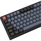 Keychron V6 Max-D1Z QMK RGB clavier mécanique Noir, Layout BE (AZERTY), Gateron Jupiter Red, 100%, Hot-swappable, Bluetooth, 2.4GHz