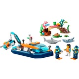LEGO City - Le bateau d’exploration sous-marine, Jouets de construction 60377