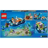 LEGO City - Le bateau d’exploration sous-marine, Jouets de construction 60377