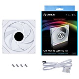 Lian Li UNI FAN TL 140 LCD Reverse Blade ventilateur de boîtier RGB  Blanc, 140 x 144 x 28 mm
