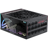 MSI MPG Ai1300TS PCIE5 alimentation modulaire 1300 watt 2x 12V-2x6, 7x PCIe, 2x 12V-2x6, 7x PCIe, ATX 3.1