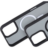 Mobiparts iPhone 16 Pro Max - MagSafe Hardcover case, Housse smartphone Noir/gris