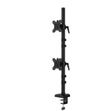 Neomounts DS60-600BL2V Bras de moniteur pour deux écrans 10-32", Support de moniteur Noir