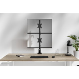 Neomounts DS60-600BL2V Bras de moniteur pour deux écrans 10-32", Support de moniteur Noir