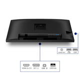 Philips  31.5" Moniteur  Noir