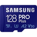 SAMSUNG PRO Plus 128 Go microSDXC (2023) , Carte mémoire UHS-I U3, Classe 10, V30, A2