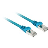 Sharkoon Câble réseau RJ-45 S/FTP Cat.7a Bleu, 7,5 mètres, câble brut
