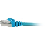 Sharkoon Câble réseau RJ-45 S/FTP Cat.7a Bleu, 7,5 mètres, câble brut