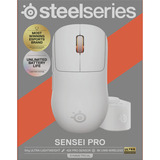 SteelSeries Sensei Pro, Souris gaming Blanc, 100 - 42 000 DPI, 8K, UWB / 6 GHz