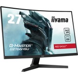 iiyama G-Master Red Eagle G2766HSU-B1 27" Moniteur gaming incurvé  Noir, 165 Hz, HDMI, DisplayPort, USB, Audio, FreeSync