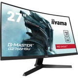 iiyama G-Master Red Eagle G2766HSU-B1 27" Moniteur gaming incurvé  Noir, 165 Hz, HDMI, DisplayPort, USB, Audio, FreeSync