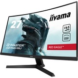 iiyama G-Master Red Eagle G2766HSU-B1 27" Moniteur gaming incurvé  Noir, 165 Hz, HDMI, DisplayPort, USB, Audio, FreeSync