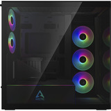 ARCTIC Xtender VG (Mirror Black) boîtier midi tower Noir | 2x USB-A | 1x USB-C | RGB | Verre Trempé