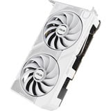 ASUS Dual -RTX5060-O8G-WHITE NVIDIA GeForce RTX 5060 8 Go GDDR7, Carte graphique Blanc, GeForce RTX 5060, 8 Go, GDDR7, 128 bit, 7680 x 4320 pixels, PCI Express 5.0