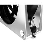 Alphacool Apex Stealth Metal ventilateur de boîtier Chrome, 120 x 120 x 25 mm, PWM