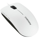 CHERRY MC 1000 Souris filaire, blanc grisé, USB Blanc, blanc grisé, USB, Ambidextre, Optique, USB Type-A, 1200 DPI, Gris