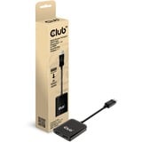 Club 3D Hub de transport multi-stream DisplayPort 1.4 vers 2x HDMI double écran 4K60Hz Noir