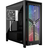 Corsair FRAME 4000X RS boîtier midi tower Noir | 2x USB-A | 1x USB-C | RGB | Verre trempé