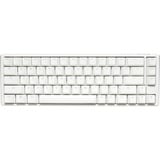Ducky One 3 SF RGB clavier gaming mécanique Blanc, Layout BE (AZERTY), Red Cherry MX RGB, 65%