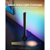 Govee RGBWIC TV Light Bar, Bande de LED Noir, pour TV de 45 à 70 pouces, 2 pièces, Wi-Fi 2,4 GHz