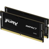 Kingston FURY Kit DDR5-5600 64 Go, Mémoire vive Noir, KF556S40IBK2-64, Impact
