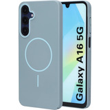 Mobiparts Samsung Galaxy A16 - Slim Line MagSafe Case, Housse smartphone gris-vert