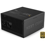 NZXT C1200 Gold ATX 3.1 alimentation  modulaire 1200 watt Noir, 1x 12V-2x6, 3x PCIe