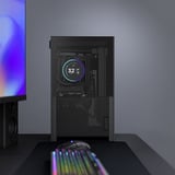 NZXT H2 Flow boîtier mini tower Noir | 2x USB-A | 1x USB-C | Verre Trempé