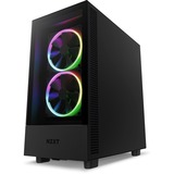 NZXT H5 Elite boîtier midi tower Noir | 1x USB-A | 1x USB-C | RGB | Verre Trempé