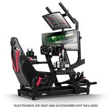 Next Level Racing GT Elite Race Simulator Cockpit Wheel Plate Edition, Simulateur de course Noir