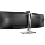 Philips 49B2U6900CH/00 écran plat de PC 124 cm (48.8") 5120 x 1440 pixels Dual QHD LCD Noir Moniteur UltraWide incurvé  Gris foncé/Argent, 124 cm (48.8"), 5120 x 1440 pixels, Dual QHD, LCD, 4 ms, Noir