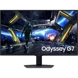 Samsung Odyssey G7 G70D 27" 4K Ultra HD Moniteur gaming Noir, 1x DisplayPort, 2x HDMI, 2x USB-A, 1x RJ-45, 144 Hz