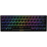 Sharkoon SKILLER SGK50 S4 RGB clavier gaming mécanique Noir, Layout BE (AZERTY), Kailh Red, 60%, Hot-swappable